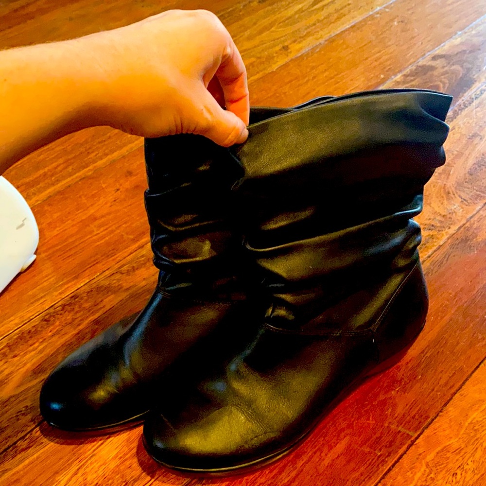 Dansko leather calf height boot